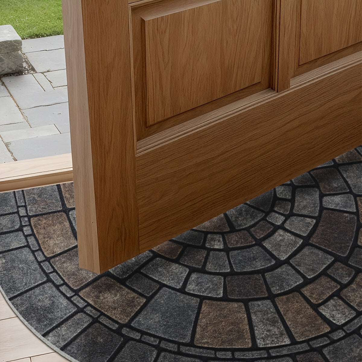 Mosaic Half-Moon Door Mat – view 8