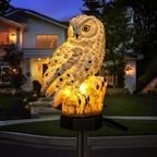 Solar Owl Garden Stake Light – 1 Light / 2 Lights