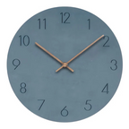 Colored Wood Wall Clock – Blue