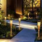 Solar Bamboo Flame Torches – view 3