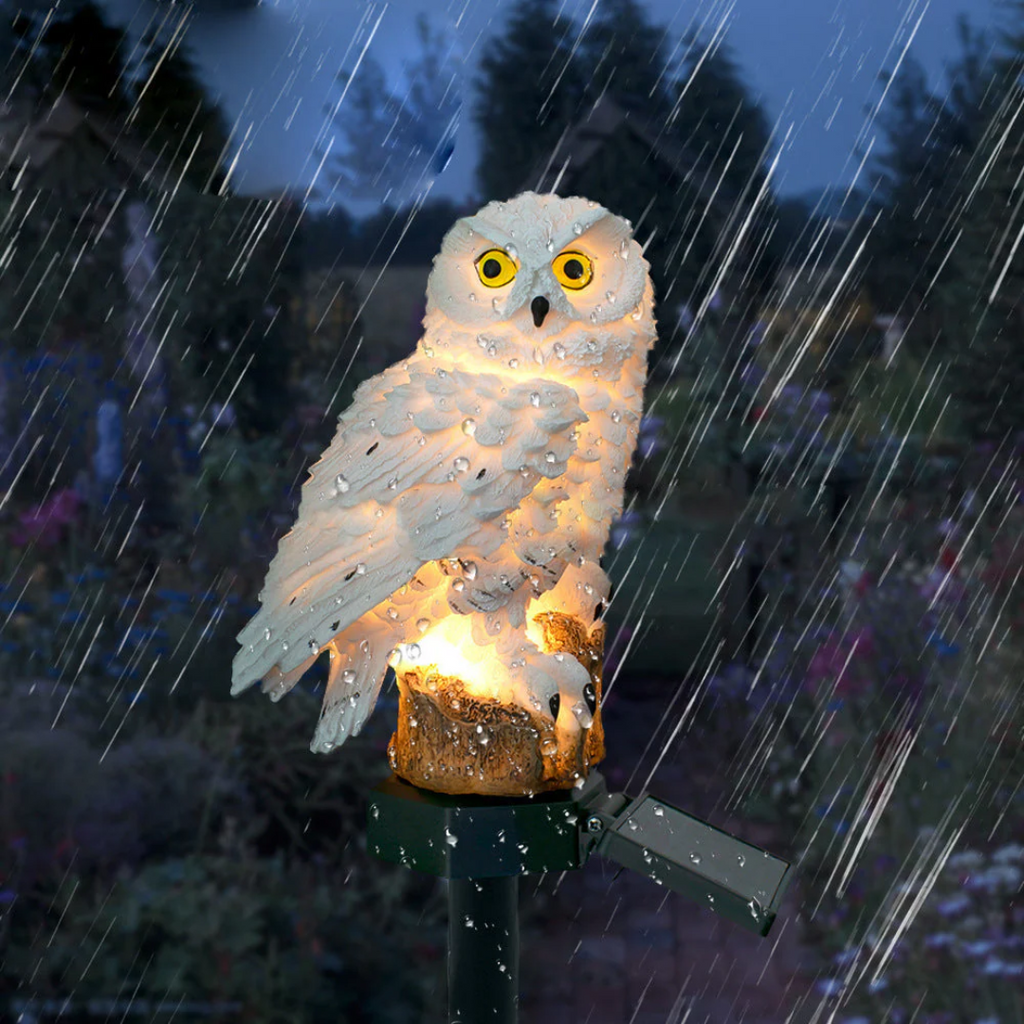 Solar Owl Garden Stake Light – view 4