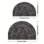 Mosaic Half-Moon Door Mat – view 4
