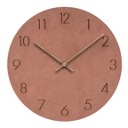Colored Wood Wall Clock – Orange