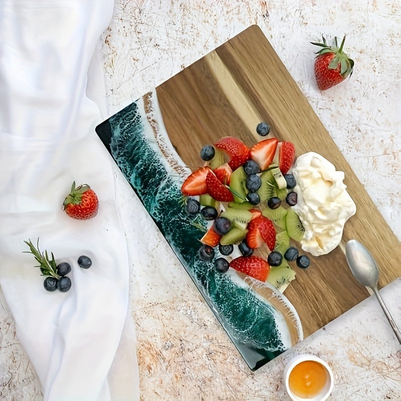 Ocean Wave Resin Serving Board – view 2