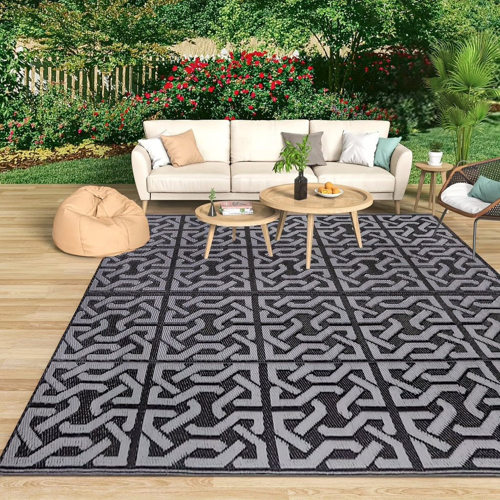 Reversible Outdoor Patio Rug – view 3