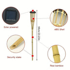 Solar Bamboo Flame Torches – view 6