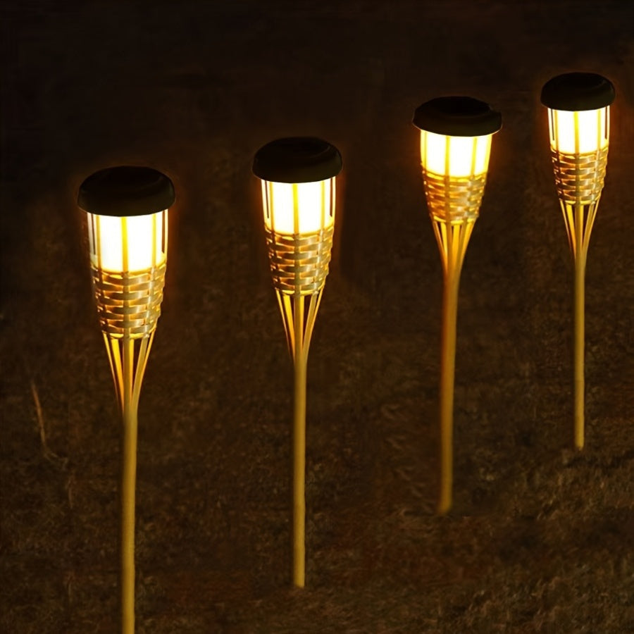 Solar Bamboo Flame Torches – view 5