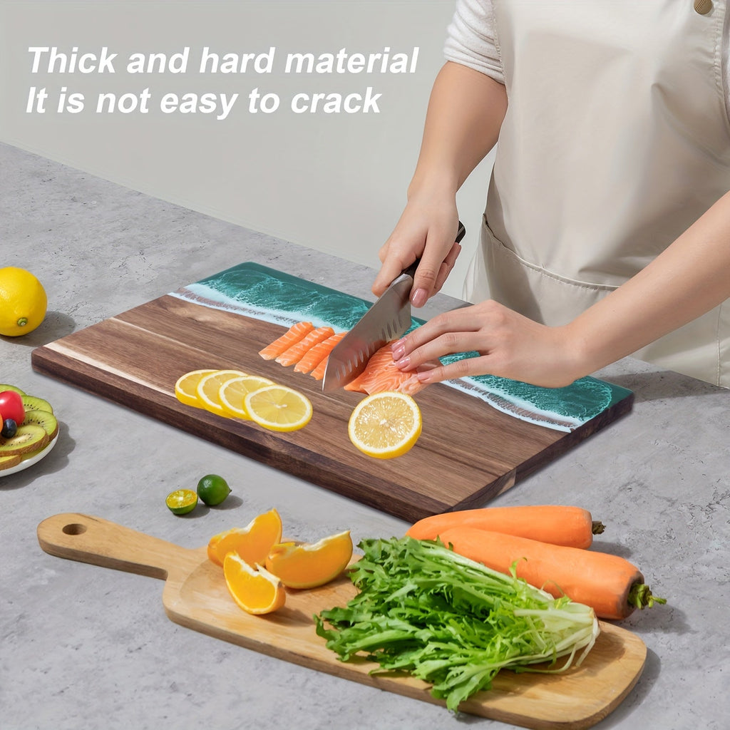 Ocean Wave Resin Serving Board – view 3