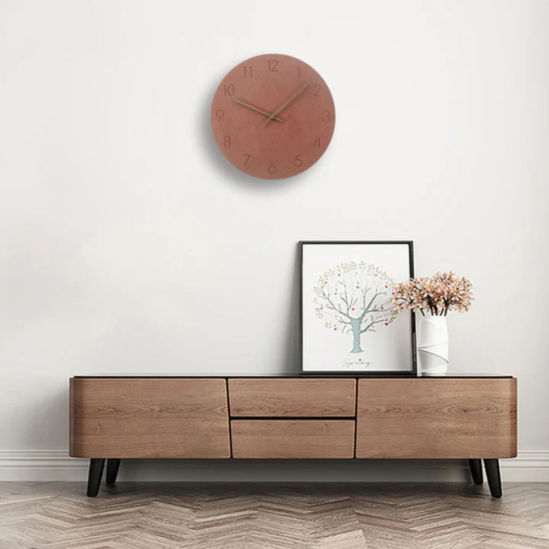 Colored Wood Wall Clock – view 2