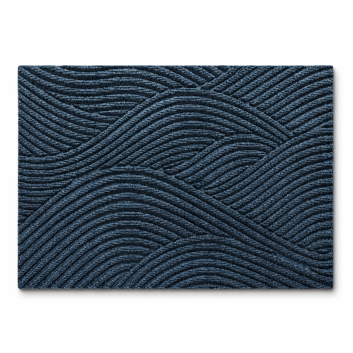 Textured Non-Slip Entry Mat – Blue / 18 × 30 in (45 × 75 cm) / Blue / 24 × 35 in (60 × 90 cm)