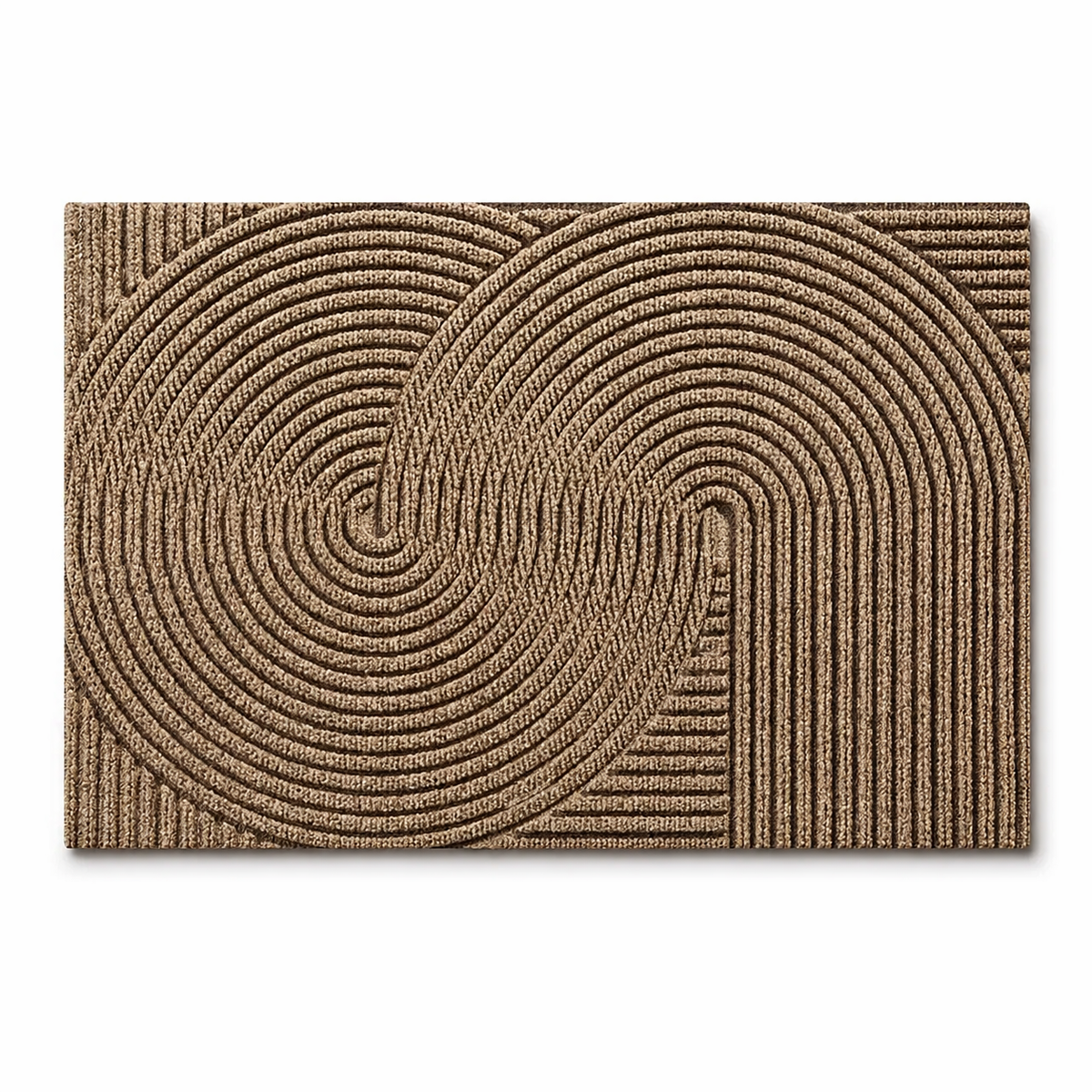 Textured Non-Slip Entry Mat – Khaki / 18 × 30 in (45 × 75 cm) / Khaki / 24 × 35 in (60 × 90 cm)