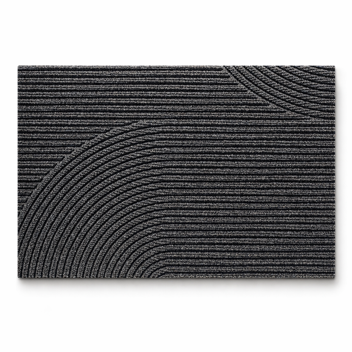 Textured Non-Slip Entry Mat – Grey / 18 × 30 in (45 × 75 cm) / Grey / 24 × 35 in (60 × 90 cm)