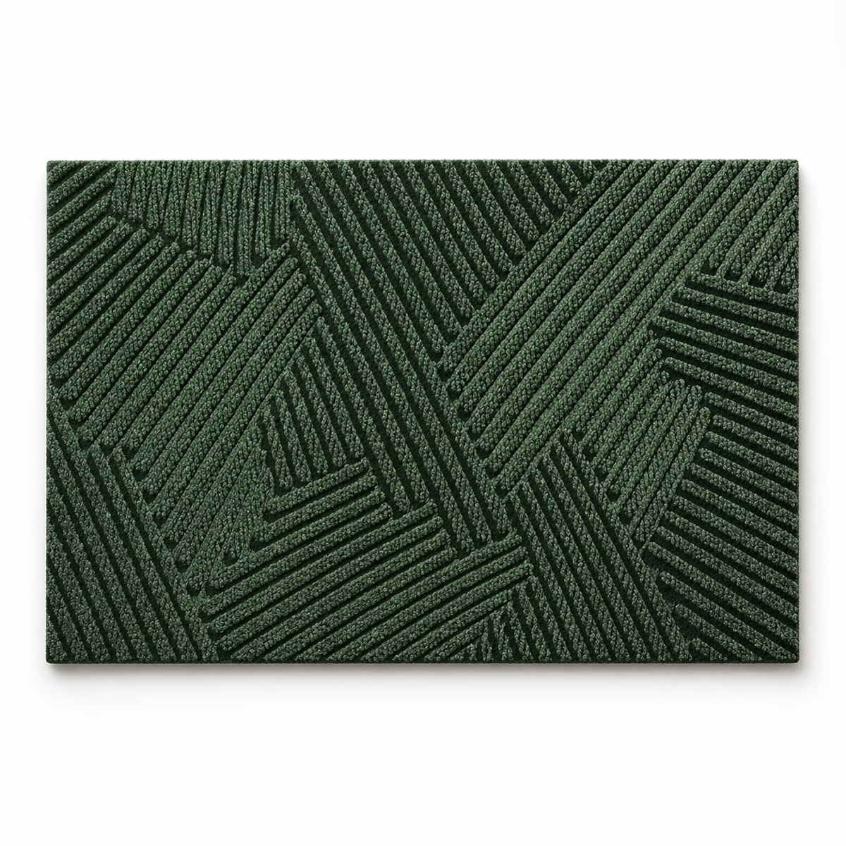 Textured Non-Slip Entry Mat – Green / 18 × 30 in (45 × 75 cm) / Green / 24 × 35 in (60 × 90 cm)