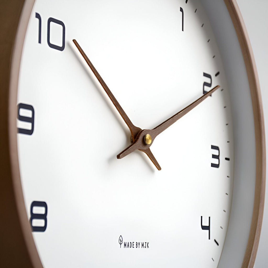 Minimalist Wooden Wall Clock – view 4