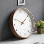 Minimalist Wooden Wall Clock – view 3