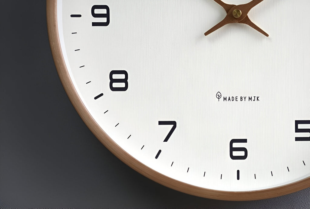 Minimalist Wooden Wall Clock – view 7