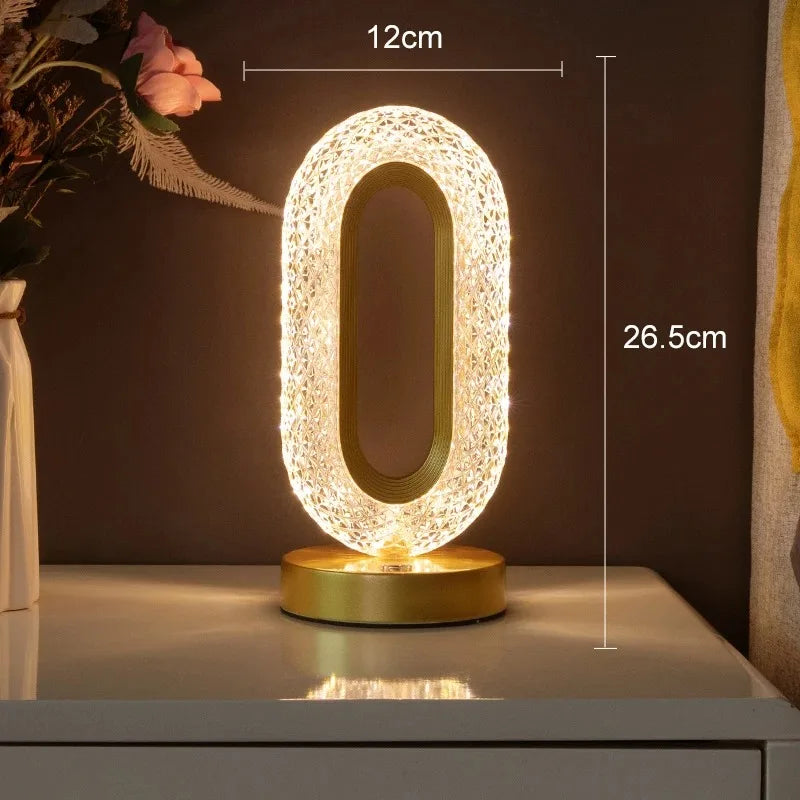3D Crystal LED Night Light – view 3