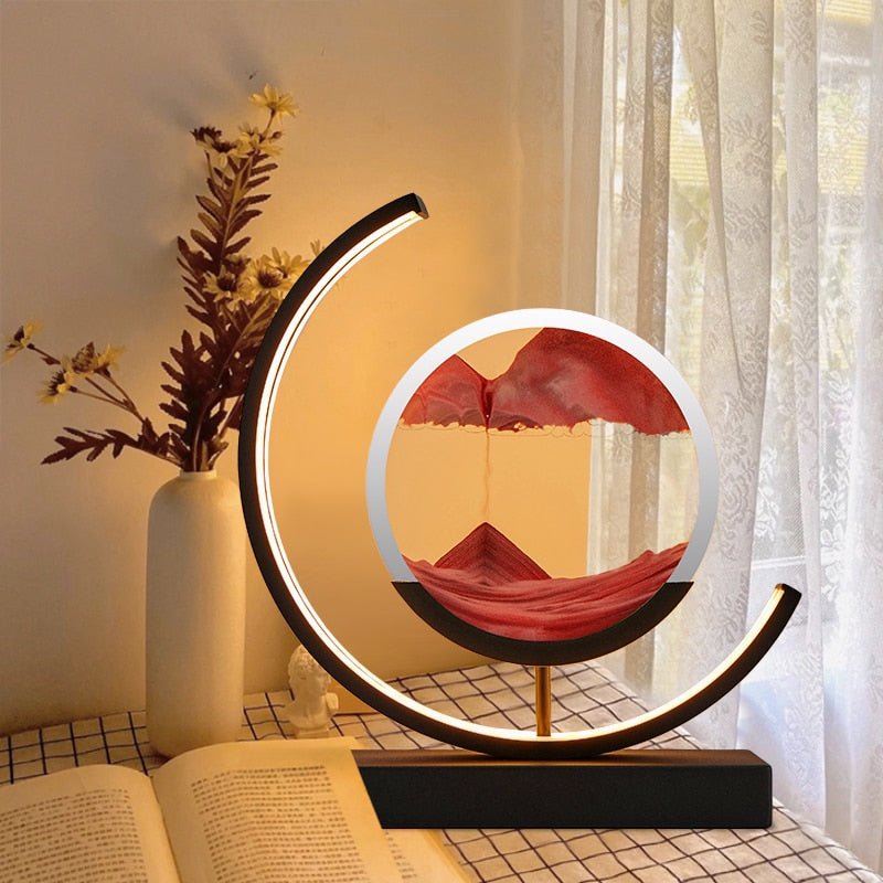 Moving Sand Art LED Table Lamp – view 3