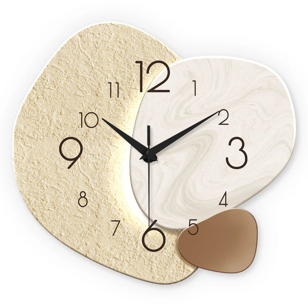 Stone-Look Silent Wall Clock – view 3