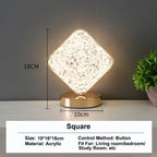 3D Crystal LED Night Light – Diamond