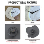 Stone-Look Silent Wall Clock – view 6