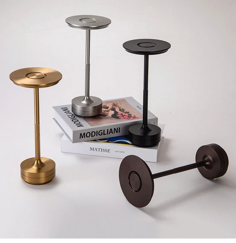 Cordless Disc-Top Table Lamp