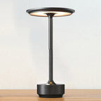 Cordless Disc-Top Table Lamp – Grey