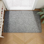 Woven Faux Jute Entrance Mat – Grey / 16 × 24 in (40 × 60 cm) / Grey / 20 × 31 in (50 × 80 cm) / Grey / 24 × 35 in (60 × 90 cm)