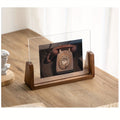 Wood & Acrylic Tabletop Photo Frame – Horizontal / Walnut