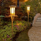 Solar Bamboo Flame Torches – view 2