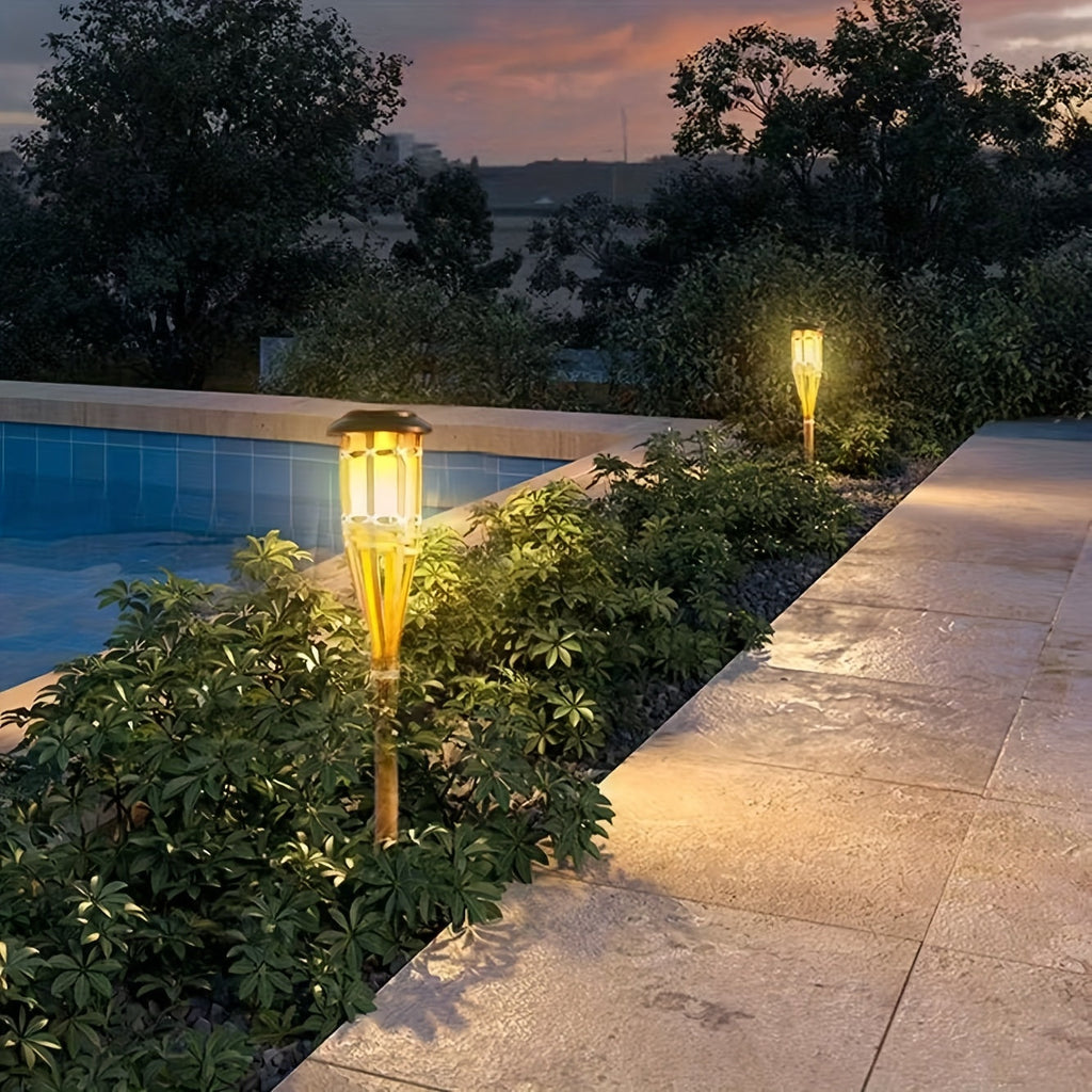 Solar Bamboo Flame Torches – view 4