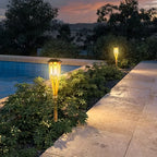 Solar Bamboo Flame Torches – view 4