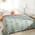 Reversible Floral Cotton Throw – 