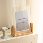 Wood & Acrylic Tabletop Photo Frame – Vertical / Beech