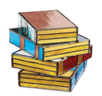 Stained Glass Book Stack Table Lamp – view 4