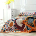 Bohemian Cotton Throw Blanket