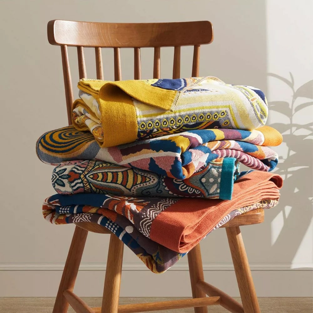 Bohemian Cotton Throw Blanket – view 5